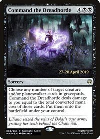 Command the Dreadhorde - Foil Command The Dreadhorde