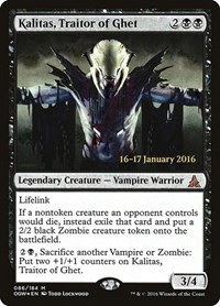 Kalitas, Traitor of Ghet - Foil Kalitas Traitor Of Ghet