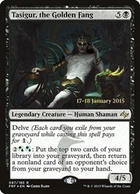 Tasigur, the Golden Fang - Foil Tasigur The Golden Fang