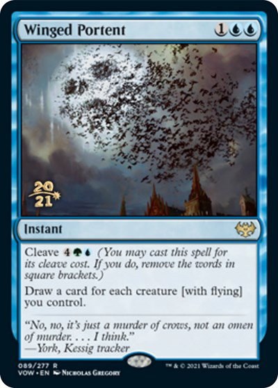 Winged Portent - Foil Winged Portent