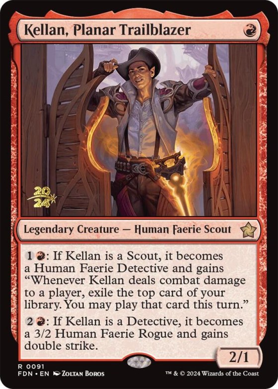 Kellan, Planar Trailblazer - Foil Kellan Planar Trailblazer