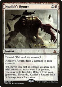 Kozilek's Return - Foil Kozilek S Return