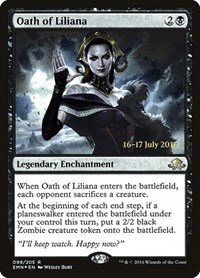 Oath of Liliana - Foil Oath Of Liliana