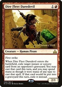 Dire Fleet Daredevil - Foil Dire Fleet Daredevil