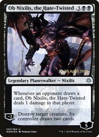 Ob Nixilis, the Hate-Twisted - Foil Ob Nixilis The Hate Twist