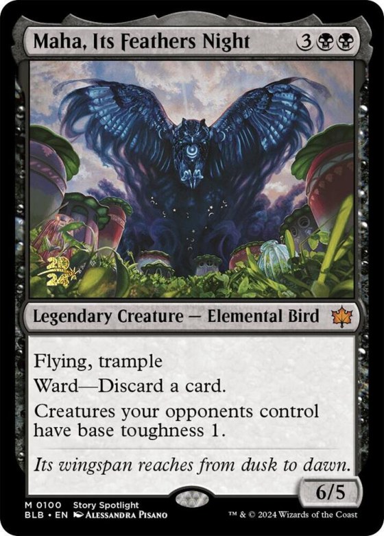 Maha, Its Feathers Night - Foil Maha Its Feathers Night