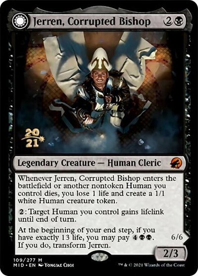 Jerren, Corrupted Bishop - Foil Jerren Corrupted Bishop