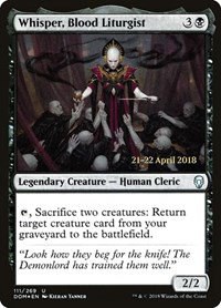 Whisper, Blood Liturgist - Foil Whisper Blood Liturgist