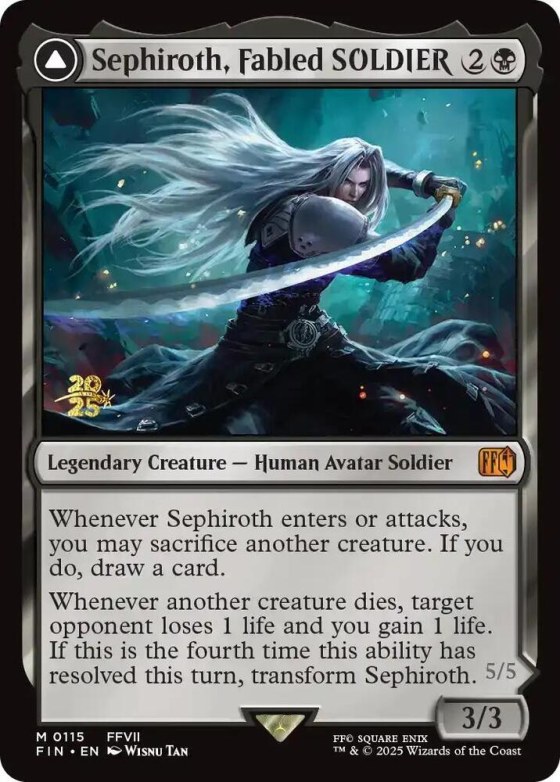 Sephiroth, Fabled SOLDIER - Foil Sephiroth Fabled Soldier