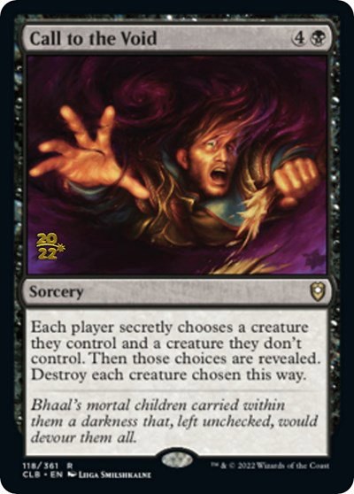 Call to the Void - Foil Call To The Void