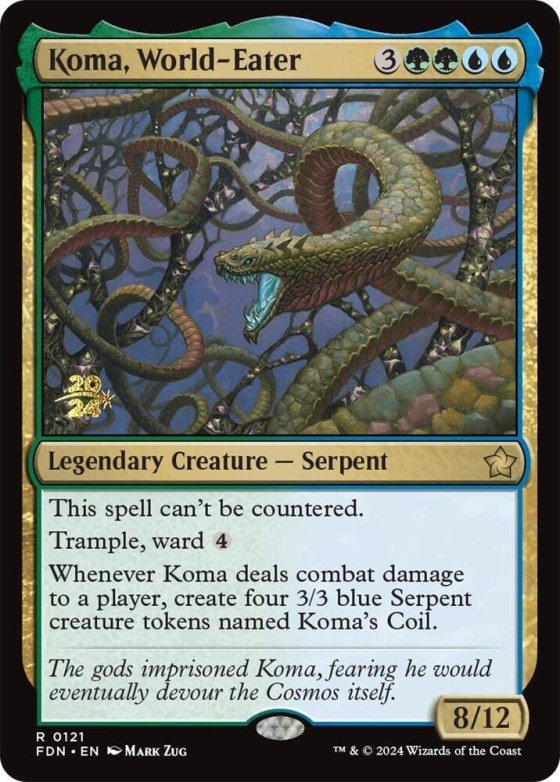 Koma, World-Eater - Foil Koma World Eater