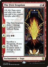 The First Eruption - Foil The First Eruption