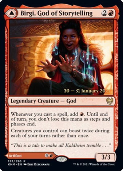 Birgi, God of Storytelling - Foil Birgi God Of Storytelling