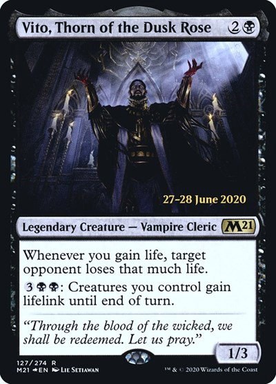 Vito, Thorn of the Dusk Rose - Foil Vito Thorn Of The Dusk Ro