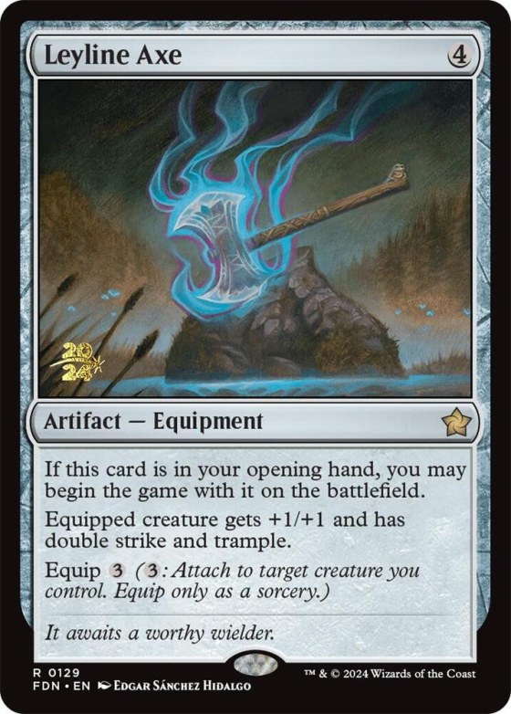 Leyline Axe - Foil Leyline Axe