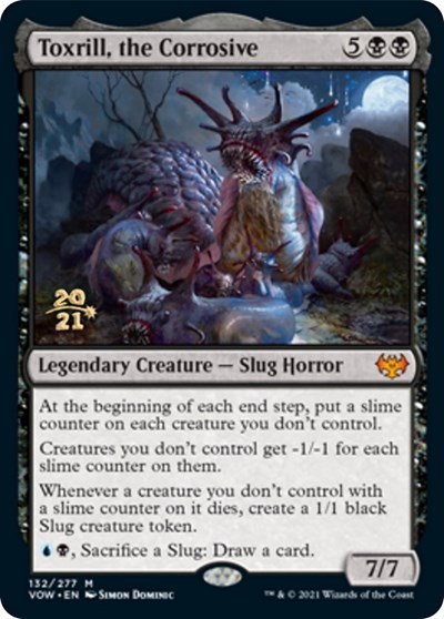 Toxrill, the Corrosive - Foil Toxrill The Corrosive