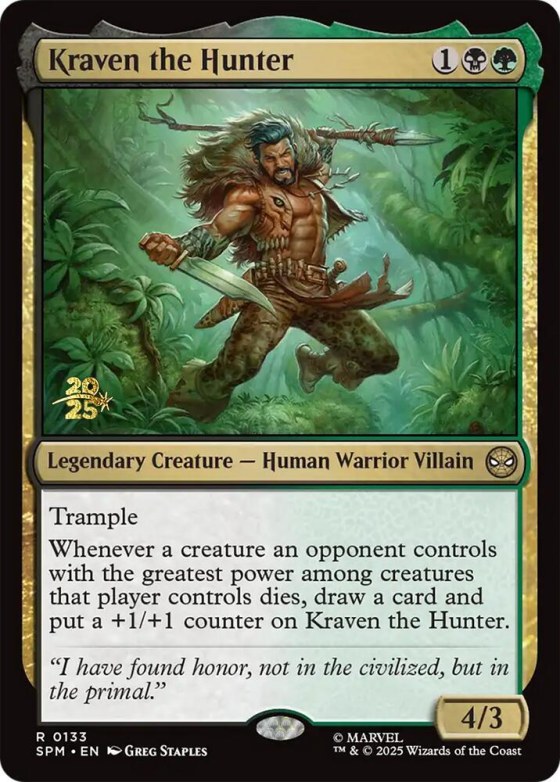 Kraven the Hunter - Foil Kraven The Hunter