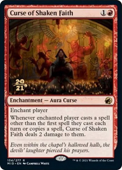 Curse of Shaken Faith - Foil Curse Of Shaken Faith