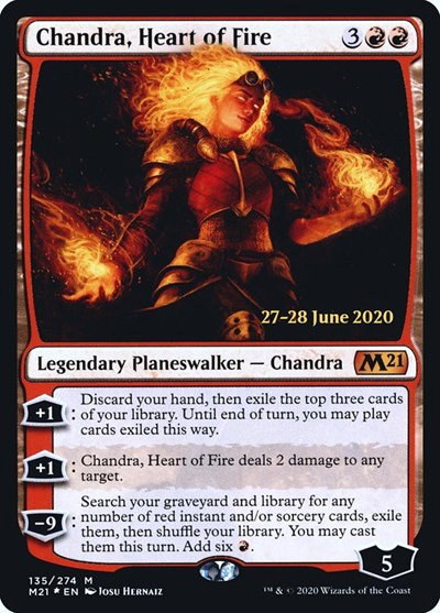 Chandra, Heart of Fire - Foil Chandra Heart Of Fire