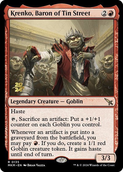 Krenko, Baron of Tin Street - Foil Krenko Baron Of Tin Stree