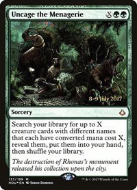 Uncage the Menagerie - Foil Uncage The Menagerie