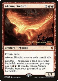Akoum Firebird - Foil Akoum Firebird