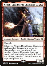 Neheb, Dreadhorde Champion - Foil Neheb Dreadhorde Champion
