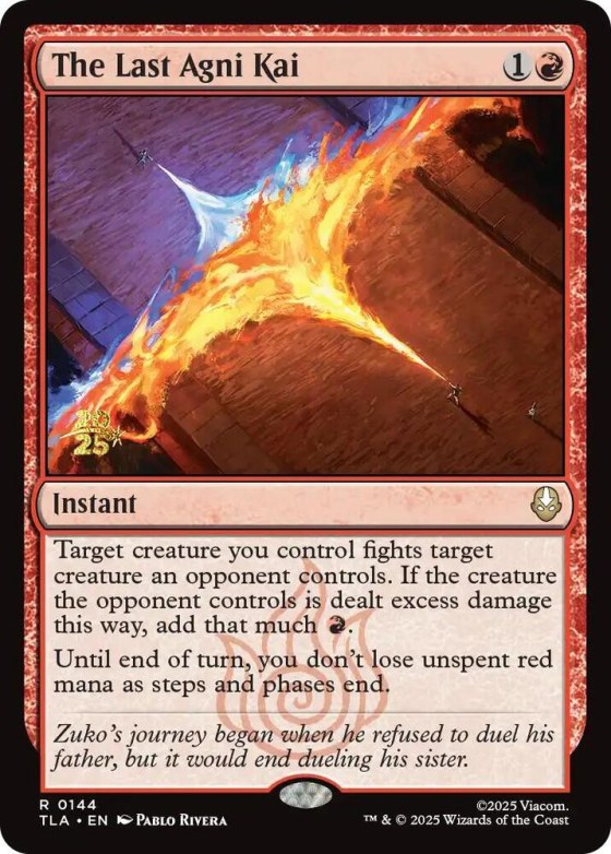 The Last Agni Kai - Foil The Last Agni Kai