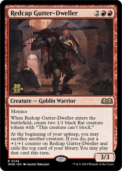 Redcap Gutter-Dweller - Foil Redcap Gutter Dweller
