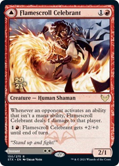 Flamescroll Celebrant - Foil Flamescroll Celebrant