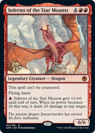 Inferno of the Star Mounts - Foil Inferno Of The Star Mount