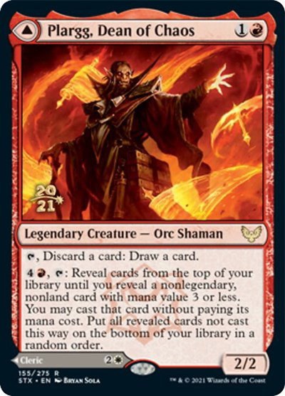 Plargg, Dean of Chaos - Foil Plargg Dean Of Chaos
