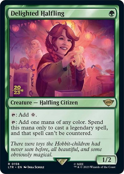 Delighted Halfling - Foil Delighted Halfling