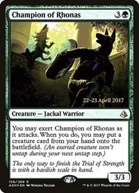 Champion of Rhonas - Foil Champion Of Rhonas