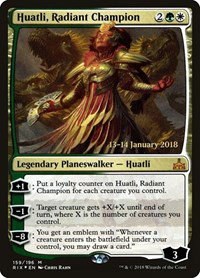 Huatli, Radiant Champion - Foil Huatli Radiant Champion