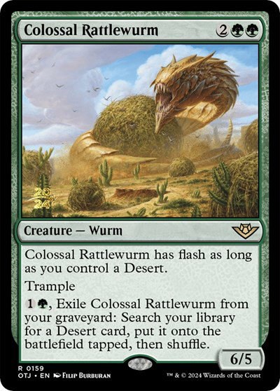 Colossal Rattlewurm - Foil Colossal Rattlewurm
