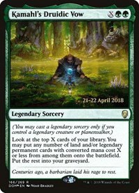 Kamahl's Druidic Vow - Foil Kamahl S Druidic Vow