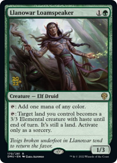 Llanowar Loamspeaker - Foil Llanowar Loamspeaker