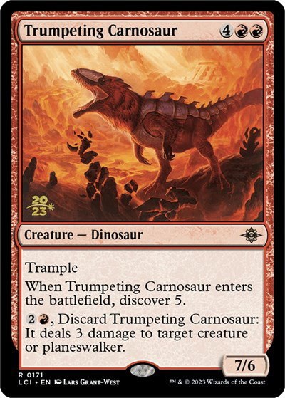 Trumpeting Carnosaur - Foil Trumpeting Carnosaur