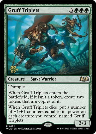 Gruff Triplets - Foil Gruff Triplets