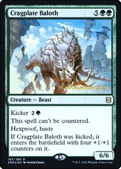 Cragplate Baloth - Foil Cragplate Baloth