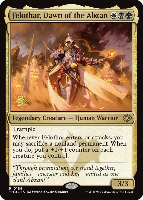 Felothar, Dawn of the Abzan - Foil Felothar Dawn Of The Abza