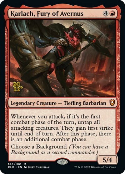 Karlach, Fury of Avernus - Foil Karlach Fury Of Avernus