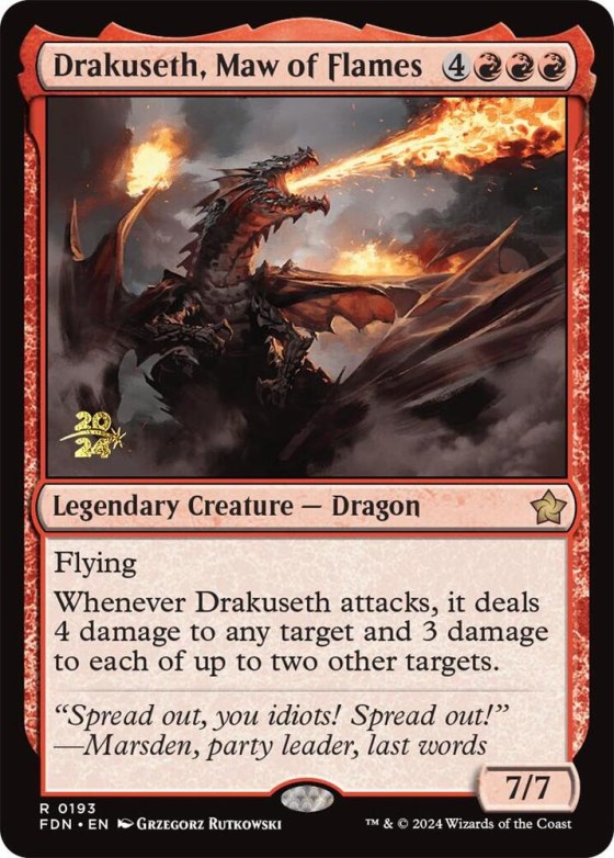 Drakuseth, Maw of Flames - Fdn