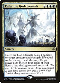 Enter the God-Eternals - Foil Enter The God Eternals