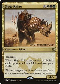 Siege Rhino - Foil Siege Rhino