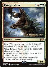 Ravager Wurm - Foil Ravager Wurm