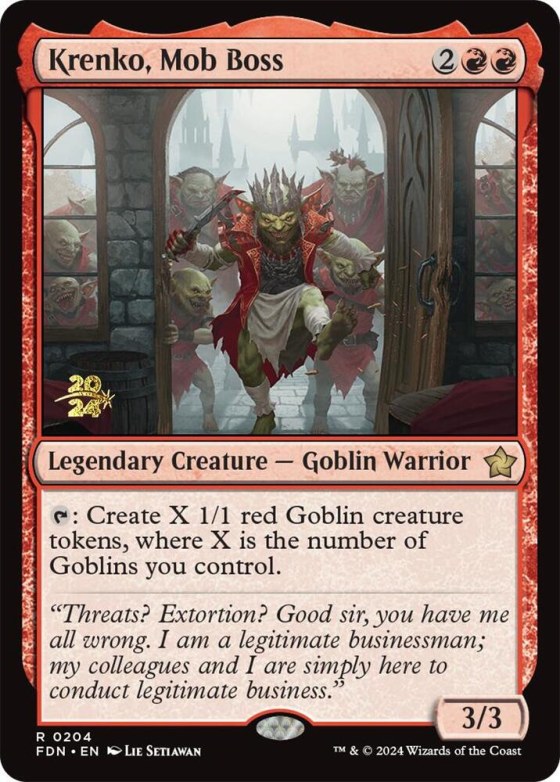 Krenko, Mob Boss - Foil Krenko Mob Boss