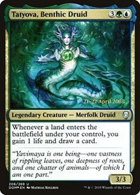 Tatyova, Benthic Druid - Foil Tatyova Benthic Druid