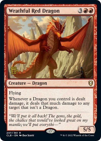 Wrathful Red Dragon - Foil Wrathful Red Dragon